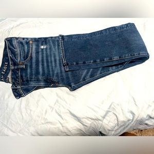 blue jeans american eagle  slim